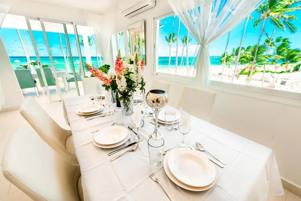 Image of Beachfront Punta Cana Condo for Rent – Ocean View, Private Terrace, and BBQ