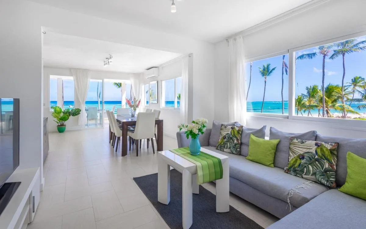Image 5 of Beachfront Punta Cana Condo for Rent – Ocean View, Private Terrace, and BBQ