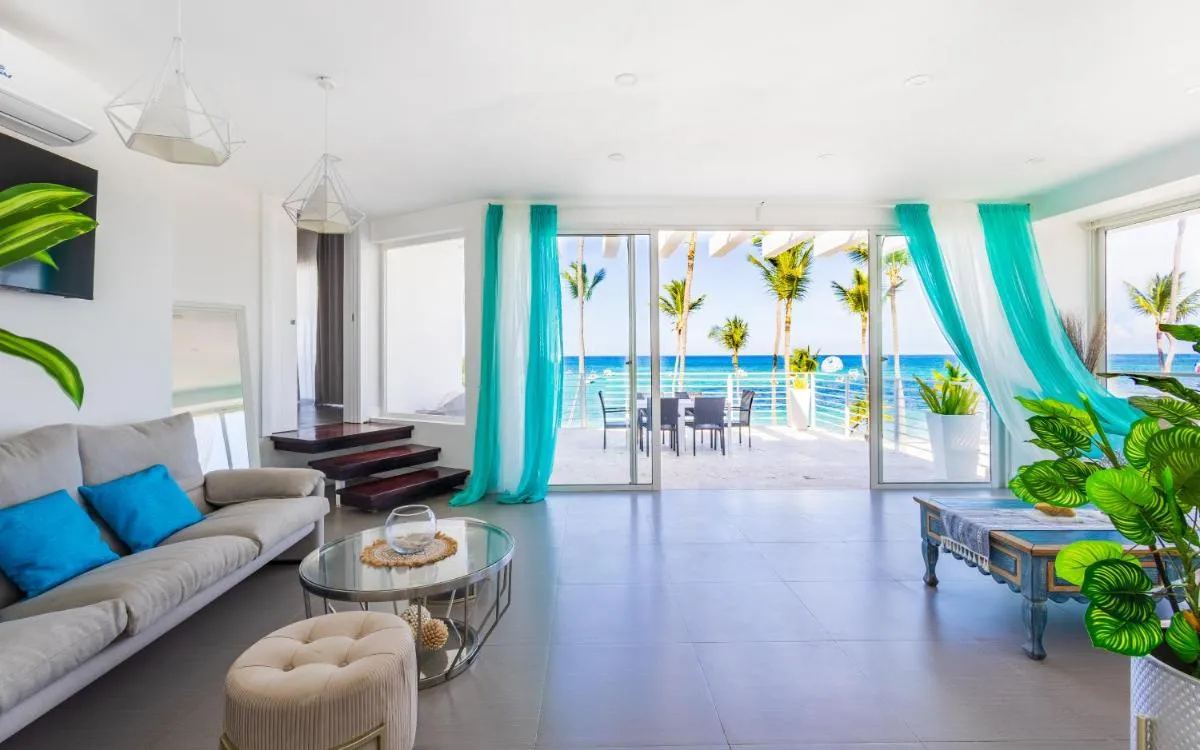 Image 3 of Dream Punta Cana Beachfront Apartment – 4-Bedroom Penthouse with Rooftop BBQ & Ocean Views