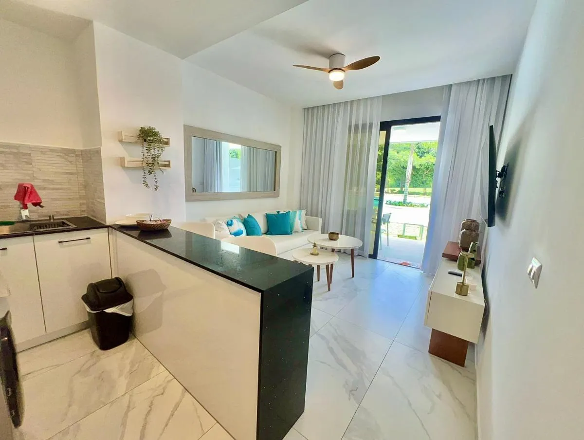 Image 2 of Spectacular ground floor with direct access to the infinity pool and views of the golf course-G115 Star